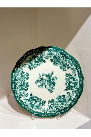 Porser Porselen Fulya Velour Green Yemek Takımı 6 Kişilik 24 Parça Çok Renkli