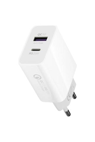 Zemheri Hw25 Usb 3.0 / Type-c 25w 3.0 A Hızlı Şarj Aleti Başlığı Pd25w