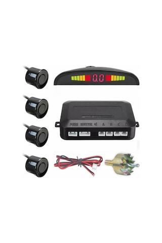 İnvells Park Sensörü Ses İkazlı Metre Göstergeli Siyah 22Mm N11.198