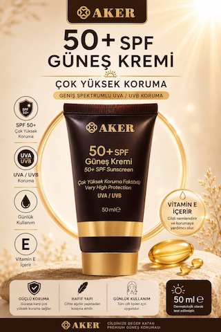 50+ Spf Güneş Kremi 50 Ml