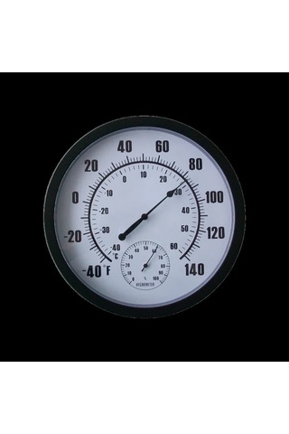 Boatshop1 Th9350pb-tw 25 Cm Akrilik Asılı Termometre Higrometre Ev Ofis İç Mekan Sıcaklık Nem Ölçer -40f 140f