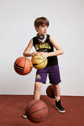 Defacto Nba Los Angeles Lakers Regular Fıt Tül Şort Erkek Çocuk H2918a826hspr299 Mor-pr299