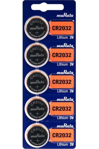 Murata CR2032 3V Lityum Para Pil 5'li