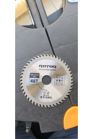 Ahşap Kesme Diski Rotor 125 22,23 48t