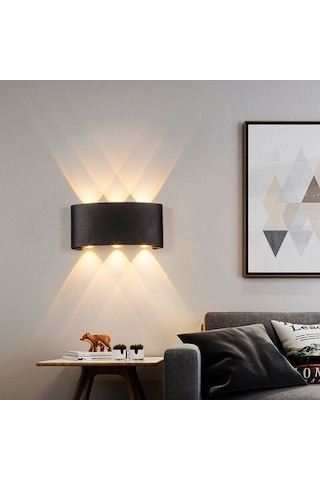 Uranüs Gün Işığı Ledli Dekoratif Işık Süzmeli Iç-Dış Mekan Aplik Gün Işığı