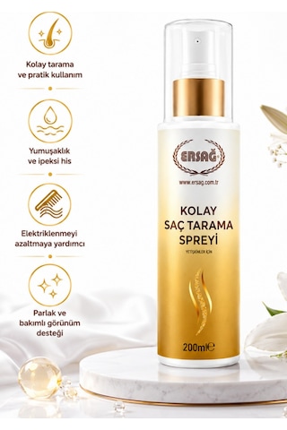 Ersağ Yetişkinler İçin Kolay Saç Tarama Spreyi  200 ML