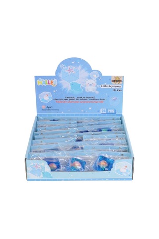 Deniz Kabuğu Temalı Squishy Stres Oyuncağı Mavi Mavi