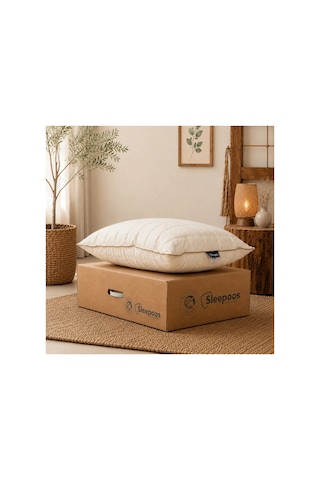 Sleepoos %100 Organik Yün Yastık 50 x 70