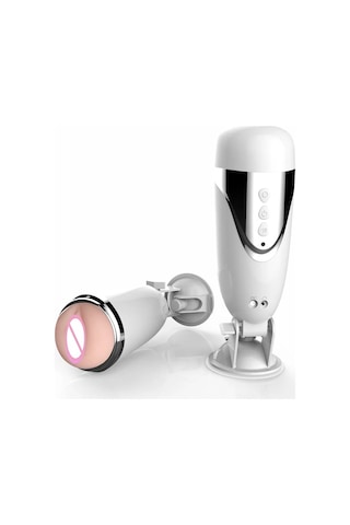 Carmine Vantuzlu Şarjlı Su Geçirmez Otomatik Mastürbatör