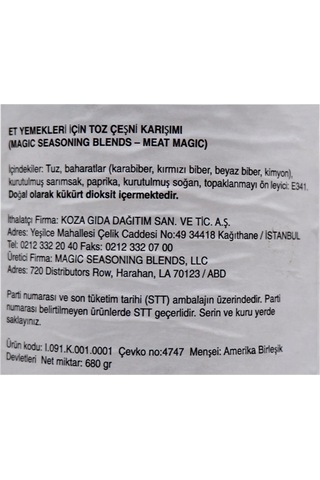 Magic Blends Magic Et Baharatı 680 G