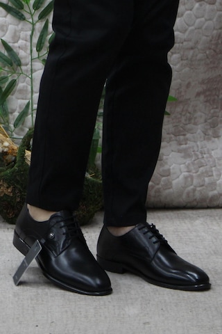 Pierre Cardin 63585 Siyah Hakiki Deri Erkek Klasik Erkek Ayakkabı 001
