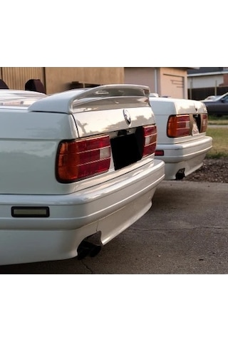 Bmw E30 1984-1991 Çift Kat Spoiler-fiber-astarlı-boyasız