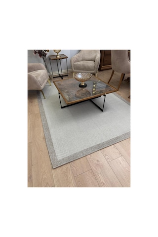 Sisal Halı- Hol Koridor Halısı- Kaymaz Taban- Yıkanabilir Kilim Halı Yolluk Krem - Bej