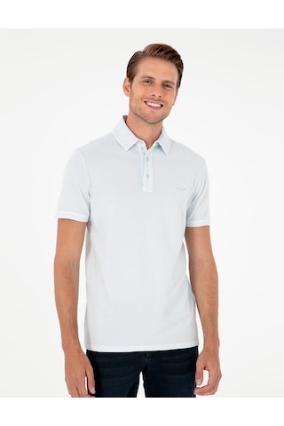Pierre Cardin Erkek Buz Mavisi Tişört 50285411-vr095 Buz Mavisi