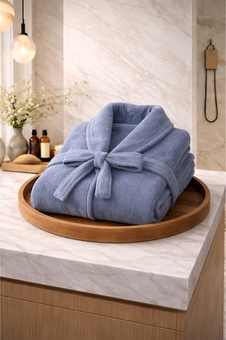 Premium Pamuklu Unisex Bornoz - Yumuşak Dokulu Hızlı Kuruyan Canlı Renkli Bornoz Antrasit 2xl Antrasit
