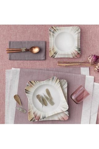 Güral Porselen Spinoza 6 Kişilik 30 Parça Porselen Kahvaltı Çok Renkli