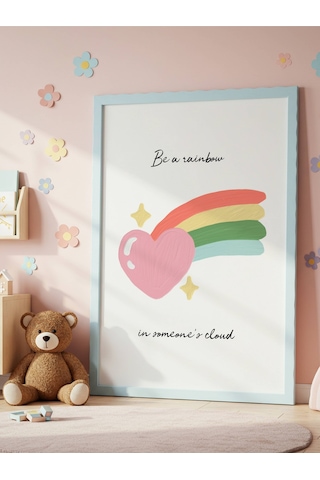 Be A Rainbow Dijital Baskı Poster V2 Çerçevesiz