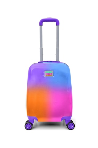 Coral High Mor Turuncu Pembe Ren Geçişli Mini Kabin Boy Çocuk Ve Yetişkin Valizi - 16791 Çok Renkli