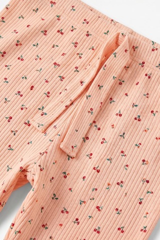 Joy Kids Kız Çocuk Ribana Kumaş Desenli-desensiz Organik Pijama 3 Adet Çok Renkli Lila