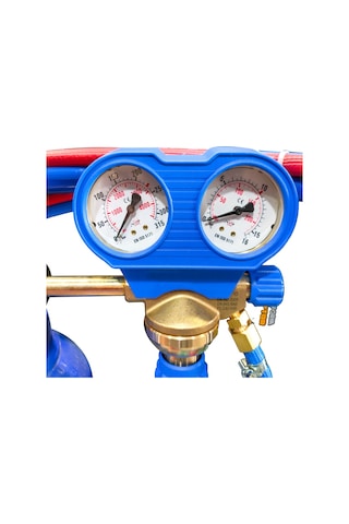 Dorf Oksijen Kaynak Seti Mini Set Tüplü Gaz Tepkime Valfli 6 Litre