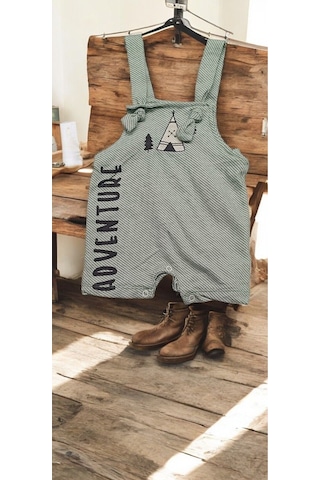 Askılı Şort T-shirt Takım Renkli