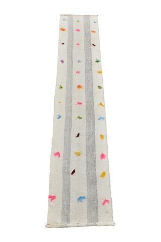 Kilim Antik El Dokuma Pamuklu Mini Yolluk Anadolu Yörük Kilimi 0118 - Yeni - Çok Renkli