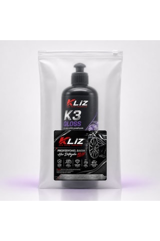 K3 Gloss - Cilalı Oto Şampuan 500 Ml