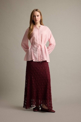 Defacto A Kesim Dantel Maxi Etek F5244ax25aubr115 Bordo