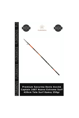 Premium Savurma Deniz Avcılık Captain 1687 Nuovo Extreme Surf 420cm Tele Surf Kamış 350gr Standart Premium Savurma Deniz Avcılık Captain 1687 Nuovo Extreme Surf 420cm Tele Surf Kamış 350gr Standart
