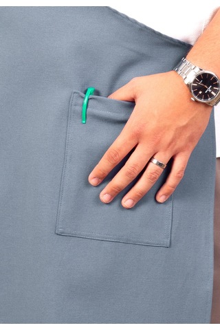 Mutfak Önlüğü Kişiye Ve İsme Özel Nakışlı Mutfak Önlüğü Şef 2 Farklı Renkler Mavi