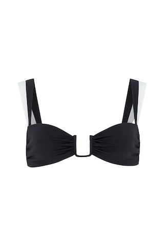 Away That Day Klasik Bağlamalı Bikini Üstü Siyah