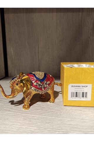Swarovski Taşlı Fil Mücevherlik / Dekoratif Biblo