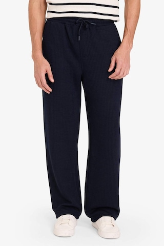 Defacto Wide Leg Cepli Geniş Paça Dokulu Eşofman Altı E9433ax25aunv253 Lacivert-nv253