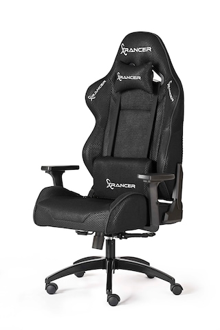 Xrancer Ares Black Nefes Alabilen File Kumaş Oyuncu Koltuğu