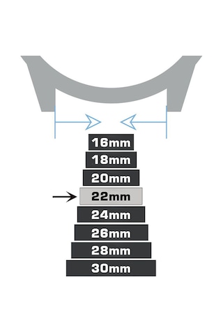 Saatse 22mm Lacivert Hakiki Deri Saat Kordonu Kayış
