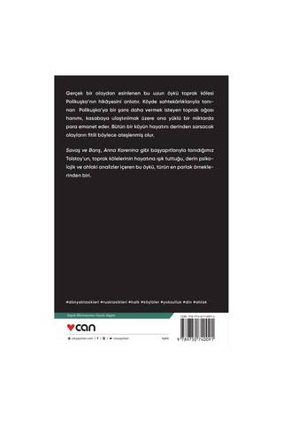 Polikuşka -Lev Nikolayeviç Tolstoy - Can Yayınları