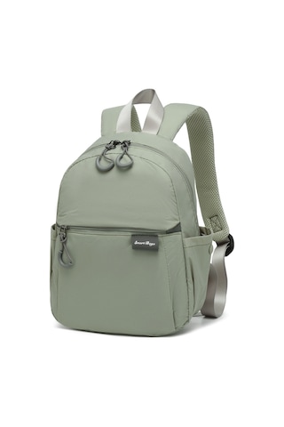 Smart Bags Açık Gri Günlük Mini Boy Hafif Kadın Sırt Çantası