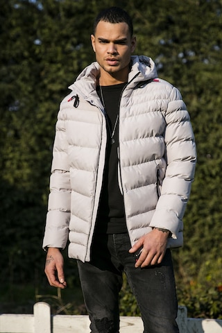 Buratti Slim Fit Kapüşonlu Cepli Erkek Mont 6274818 Taş