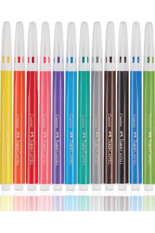 Faber-Castell Comfort Yıkanabilir Keçeli Kalem 10+2