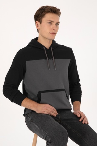 U.s. Polo Assn. Erkek Siyah Sweatshirt 50315453-vr046 Siyah