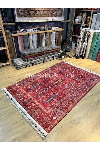 Salerno Çamaşır Makinesinde Yıkanabilir Kilim Halı Hs1001 Çok Renkli