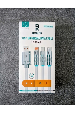 Bomer 3 In 1 Universal Date Cable 120w-6a 3 In 1