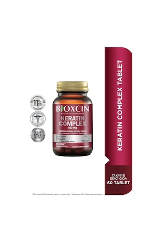 Bioxcin Keratin Complex 500 Mg 60 Tablet - Saç ve Tırnak Vitamini