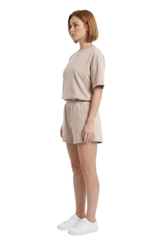 Cottonhıll Premium - Sway Collection Vizon Modal Şortlu Kadın Eşofman Takımı
