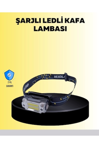 Kafa Lambası Led Fener Pratik Taşınabilir Ayarlanabilir Usb Şarjlı Diğer