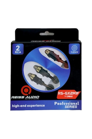 Reiss Reıss Audıo Rs-gx2m1f Anfi Y Kablo Bakır 2 Erkek 1 Dişi 20cm
