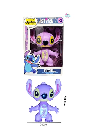 Stitch Angel Figür Oyuncak Yumuşak Vücut Pembe 10 Cm.