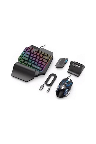 Ally Mix Elite Plus - Pubg Denetleyicisi İçin Gamepad Mobil Oyun Klavye Mouse Dönüştürücü Bluetooth Android Oyun Adaptörü- 5775