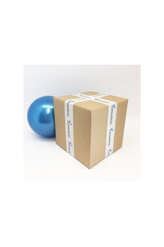 Gymo Cimnastik Topu 18cm Simli Mavi