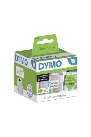 Dymo 11354 S0722540 Labelwriter Çok Amaçlı Etiket 32X57 MM 1000'li
